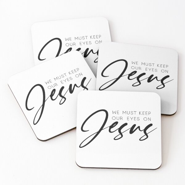 Item preview, Christian verse We Must Keep Our Eyes on Jesus designed and sold by BibleProject.