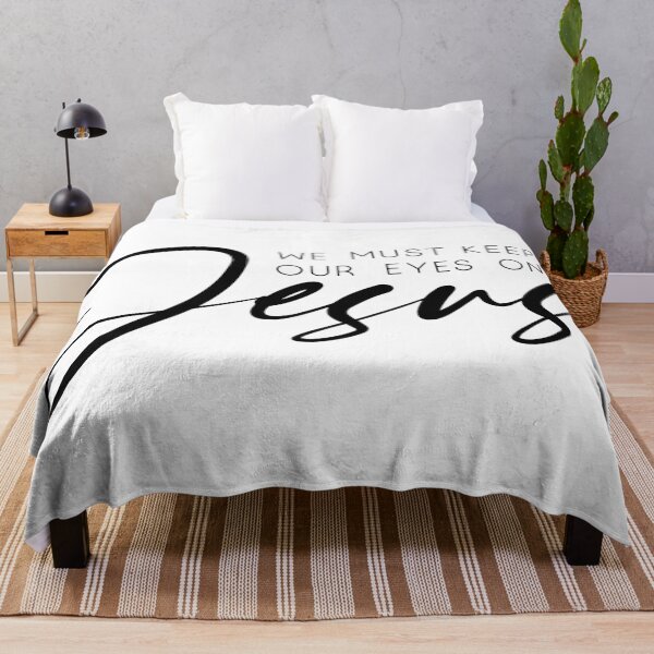 Item preview, Christian verse We Must Keep Our Eyes on Jesus designed and sold by BibleProject.