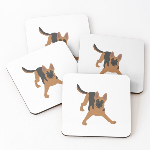 Item preview, German Shepherd Cute Play Pose Rough Digital Dog Sketch designed and sold by GSDDESIGNMERCH.
