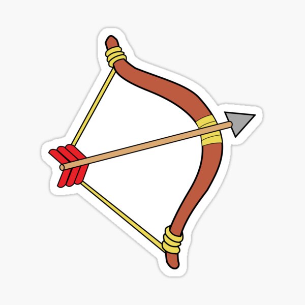 "bow and arrow" Sticker for Sale by dongila5 Redbubble