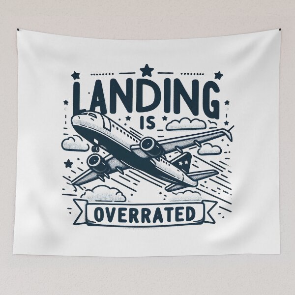 Item preview, Airplane: Landing is Overrated designed and sold by Dungeon-Depot.