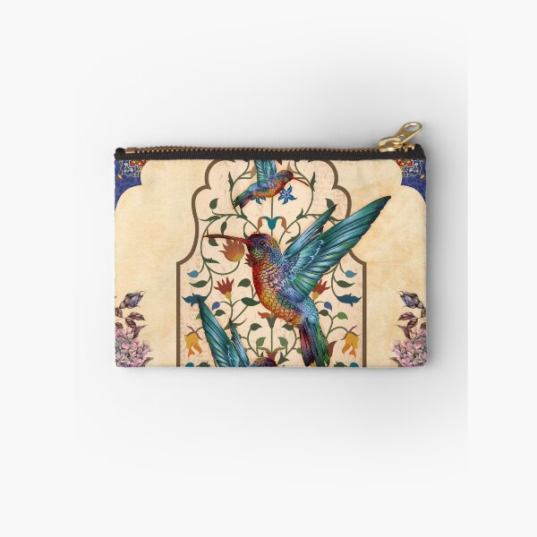 Item preview, Hummingbirds Mughal Art - Floral Decor designed and sold by Clitus.