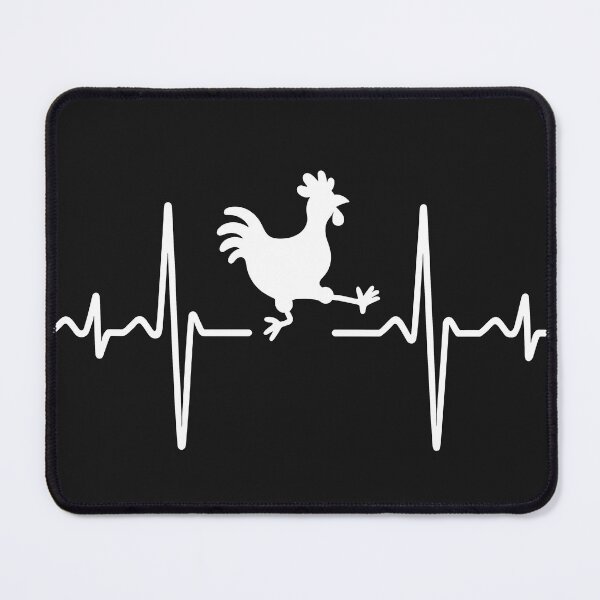 Item preview, Funny Chicken Heartbeat Line designed and sold by WildPalette-Art.