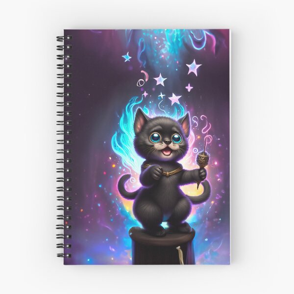 Item preview, Kittens At Work - Wizzard designed and sold by seekingcerulean.