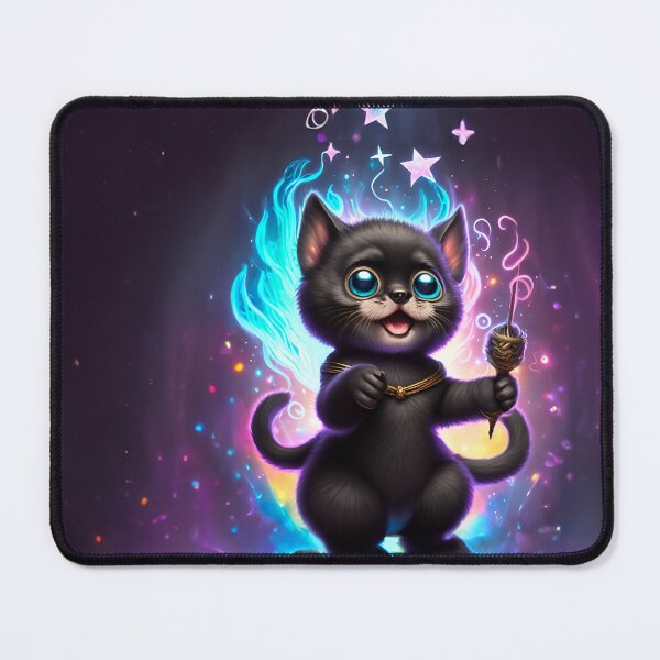 Item preview, Kittens At Work - Wizzard designed and sold by seekingcerulean.