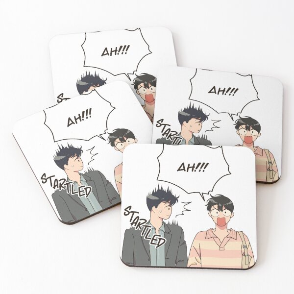 Item preview, Red Candy(BL)(Manhwa) by Hanse,Park Hajun startled Kang Shihyeon. Cute and funny moment designed and sold by Rist-Taker.
