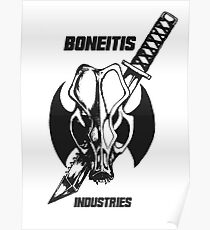 Boneitis Industries Logo Poster