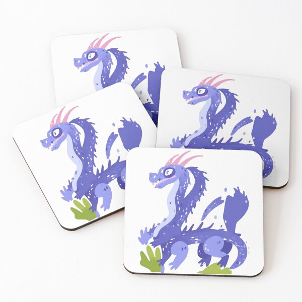 Item preview, Azure Guardian: The Tale of the Blue Floral Dragon designed and sold by Digistorma.