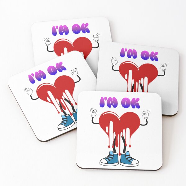 Item preview,  “ I’m ok “ design for shirts and home decor, t-shirt for men and women. designed and sold by Nokart.