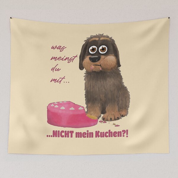 Item preview, Dog with cake designed and sold by SuRReal3D.