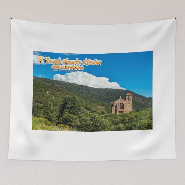 Item preview, St. Joseph Apache Mission Church designed and sold by GestaltImagery.