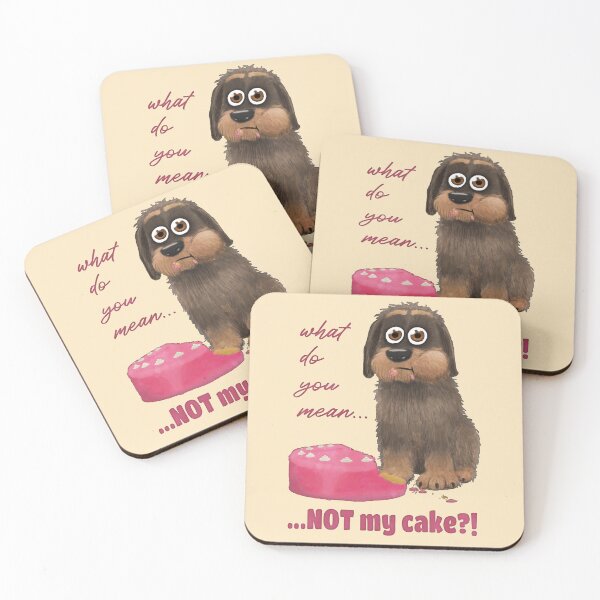 Item preview, Dog with cake designed and sold by SuRReal3D.
