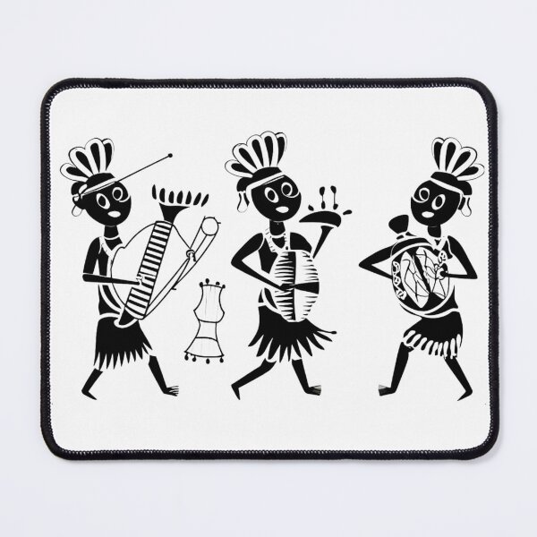 Item preview, Warli Art Musicians designed and sold by Funky  Fibers.