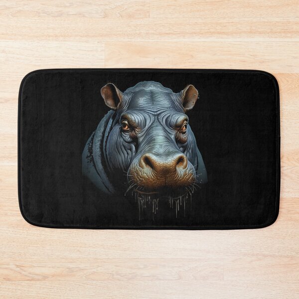 Item preview, hippopotamus | Hippopotamus head designed and sold by DerSenat.