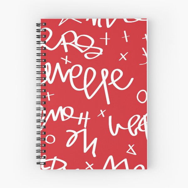 Item preview, Graffiti Inspired Red and White Text designed and sold by emmafraserart.