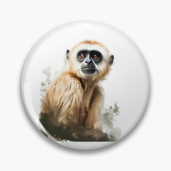 Item preview, Gibbon portrait designed and sold by DerSenat.