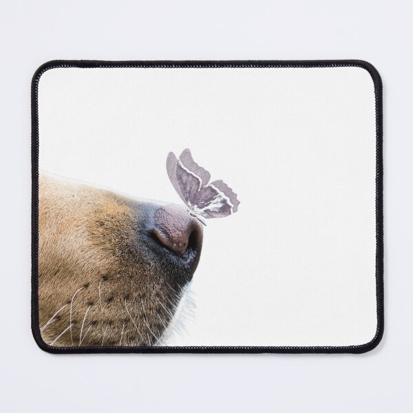 Item preview, Cute Dog Face With Beautiful Butterfly. designed and sold by Cuteanimalgifts.
