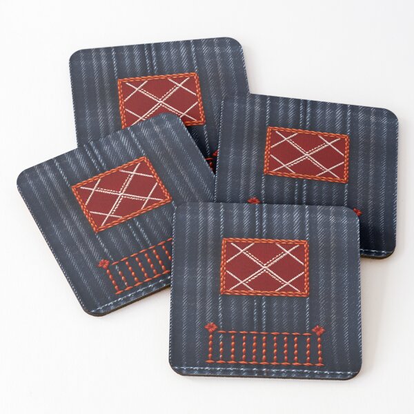Item preview,  Jeans clothes, red embroidered jeans 9 designed and sold by Kader101.