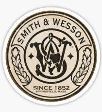 Smith and Wesson Since 1852, Vintage Advertisement Poster Sticker