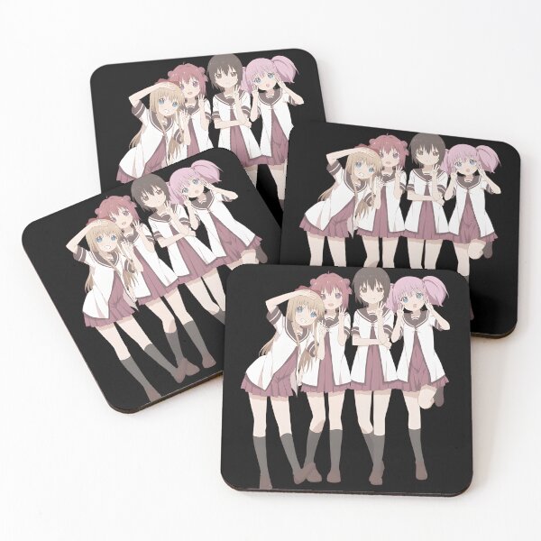 Item preview, Yuru Yuri - Toshinou Kyouko, Furutani Himawari, Yoshikawa Chinatsu, Oomuro Sakurako, designed and sold by MalakShams.