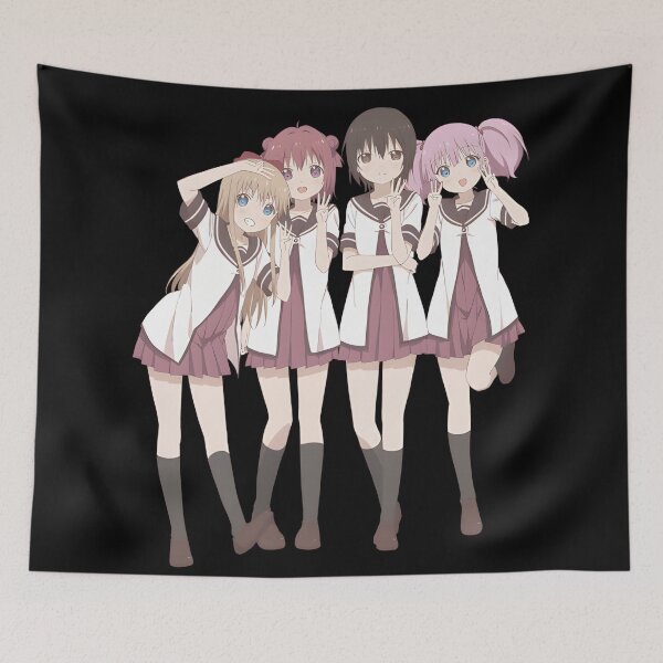 Item preview, Yuru Yuri - Toshinou Kyouko, Furutani Himawari, Yoshikawa Chinatsu, Oomuro Sakurako, designed and sold by MalakShams.