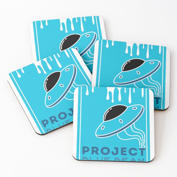 Item preview, Project Blue Beam Sticker and Artwork Illustration for all Alien, UFO and Spaceship lovers designed and sold by crazymessygirl.