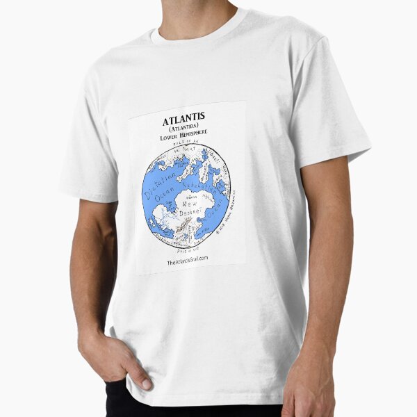 Map of Atlantis, Lower Hemisphere Premium T-Shirt