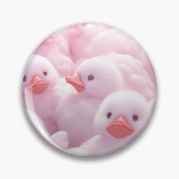 Item preview, fluffy duck chicks, pink designed and sold by Mauswohn.