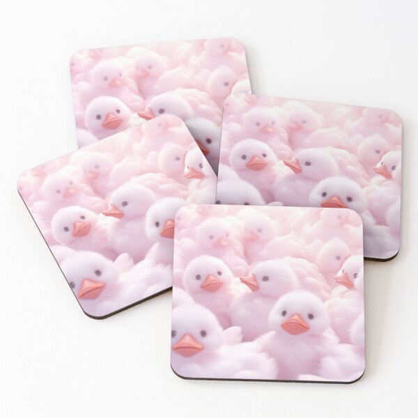 Item preview, fluffy duck chicks, pink designed and sold by Mauswohn.