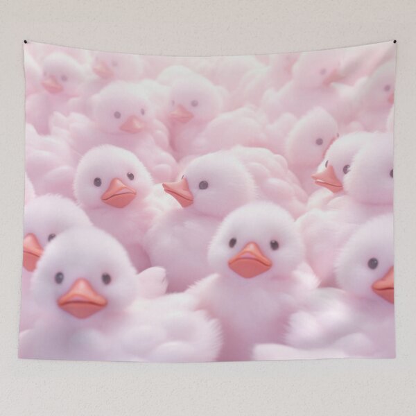 Item preview, fluffy duck chicks, pink designed and sold by Mauswohn.