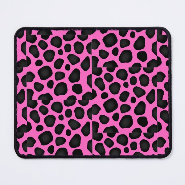 Item preview, Abstract Pink and Black Spots Background for Patterns and prints designed and sold by crazymessygirl.