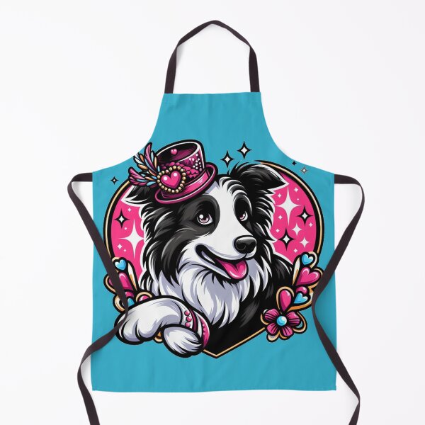 Item preview, Border Collie Black And White Dog smiley Dog Valentine designed and sold by CoffeeIsATrip.