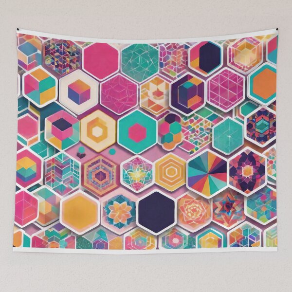 Item preview, Vivid Geometric Shapes (434) designed and sold by WASjourney.