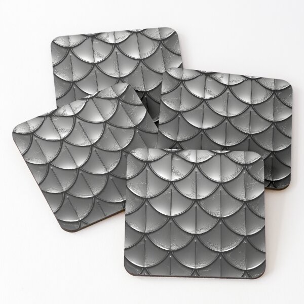 Item preview, Silver Metal Armor Pattern designed and sold by Reichcorp.