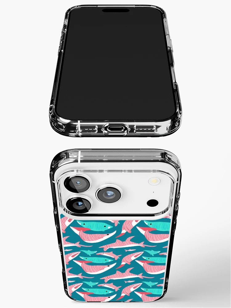 Thumbnail 3 of 5, iPhone Case, Shark Design Pattern designed and sold by DestoPattern.