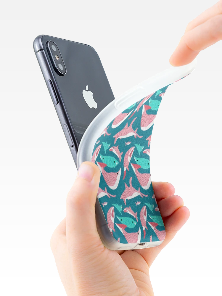 Thumbnail 4 of 5, iPhone Case, Shark Design Pattern designed and sold by DestoPattern.