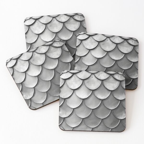Item preview, Silver Metal Armor Pattern designed and sold by Reichcorp.