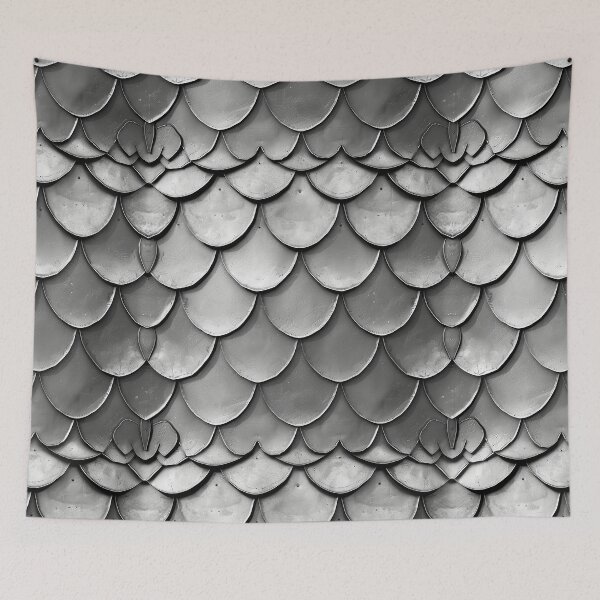 Item preview, Silver Metal Armor Pattern designed and sold by Reichcorp.