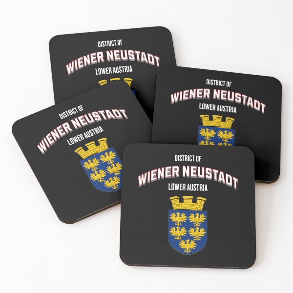 Item preview, Wiener Neustadt district, federal state of Lower Austria in Austria, Lower Austria, coat of arms designed and sold by Pflugart.