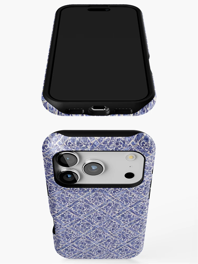 Thumbnail 3 of 4, iPhone Case, Tile Design Pattern designed and sold by DestoPattern.