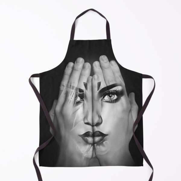 Item preview, White hands shroud Maori woman's face, symbolic confinement. designed and sold by WHITI_MANAWA.