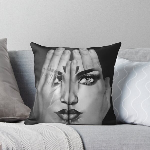 Item preview, White hands shroud Maori woman's face, symbolic confinement. designed and sold by WHITI_MANAWA.