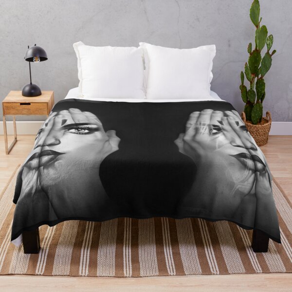 Item preview, White hands shroud Maori woman's face, symbolic confinement. designed and sold by WHITI_MANAWA.