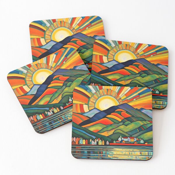 Item preview, Dawn over fjord 1 designed and sold by George Hutton Hunter.