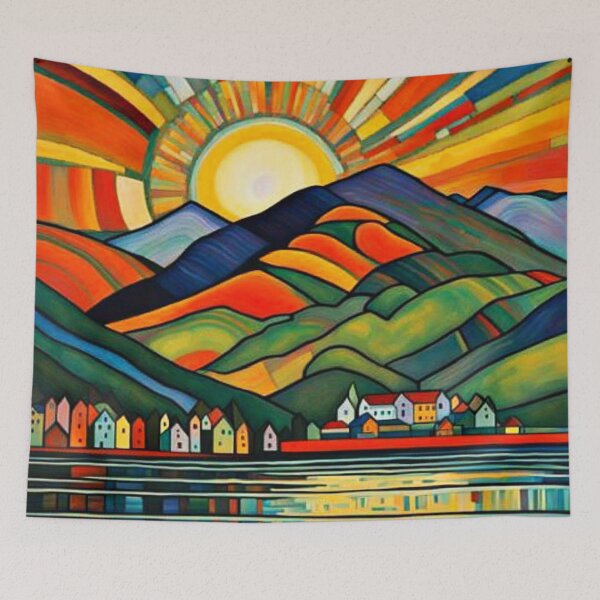 Item preview, Dawn over fjord 1 designed and sold by George Hutton Hunter.