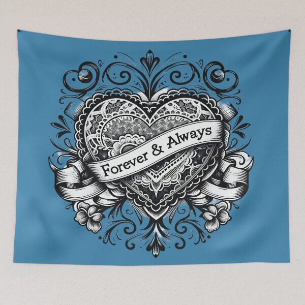 Item preview, Eternal Devotion - Victorian Lace Heart Design designed and sold by ArtComixHaven.