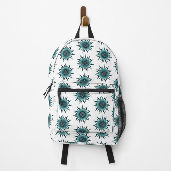 Item preview, turquoise iris mandala designed and sold by nataliamartini.