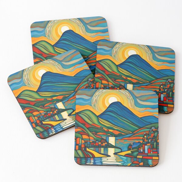 Item preview, Dawn over fjord 2 designed and sold by George Hutton Hunter.