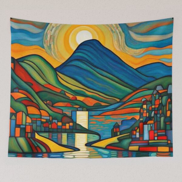 Item preview, Dawn over fjord 2 designed and sold by George Hutton Hunter.