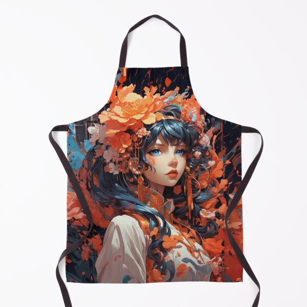 Item preview, Blossom Radiance: Portrait of a Colorful Japanese Muse designed and sold by ArtLab-store.